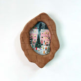 Handmade Cottagecore Solid Wood Frame, Rustic Whimsical Wall Decor