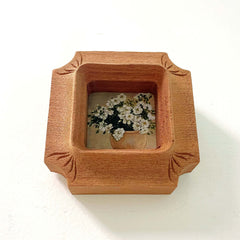 Antique-inspired Ornate Solid Wood Frame, Horse Floral Gallery Wall Art