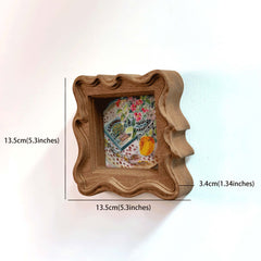 Hand Carved Organic Wood Frames | Rustic Boho Gallery Wall Decor