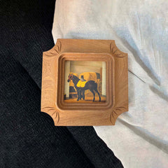 Architectural Handcarved Solid Wood Frame – Fits 4x4"