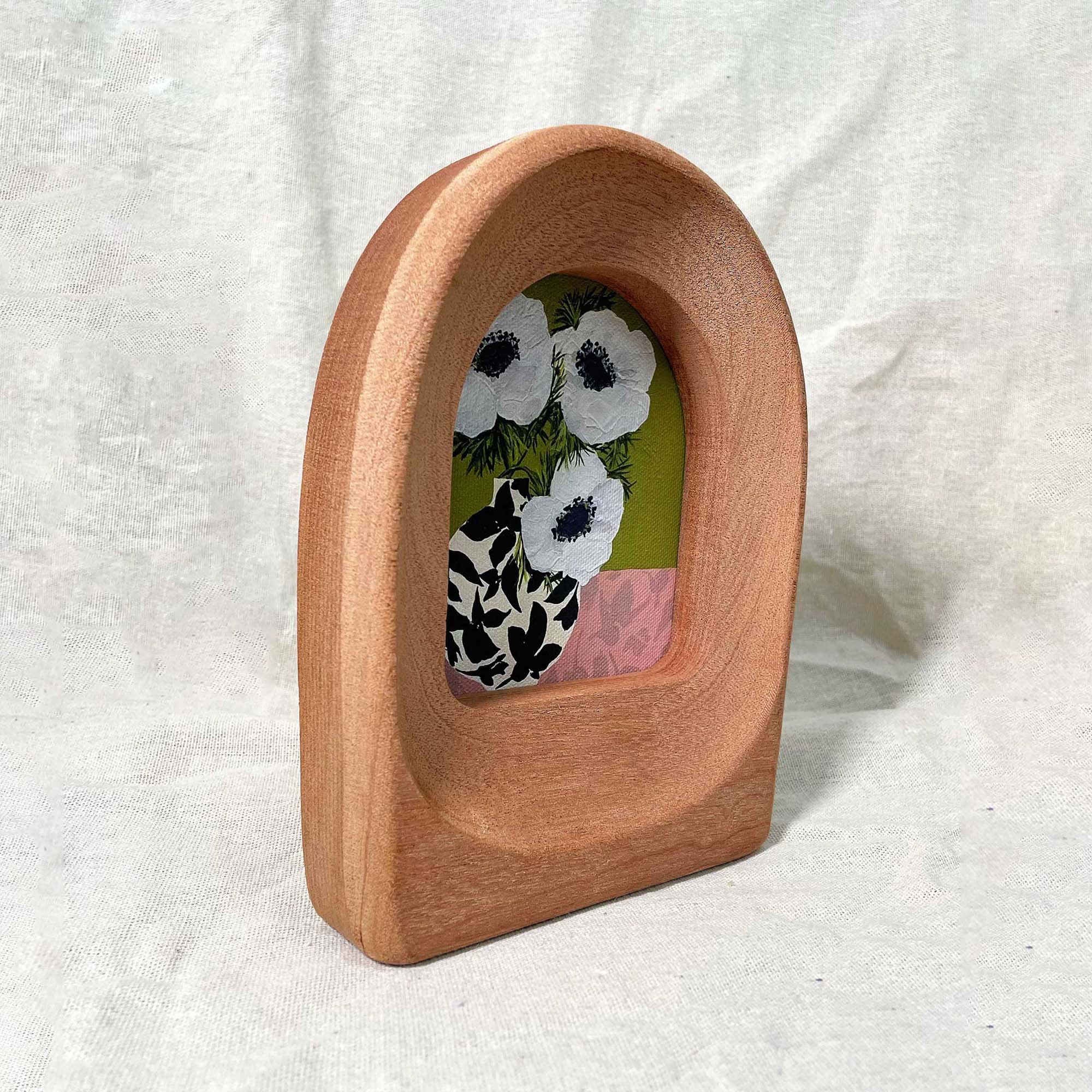 Handmade Arched Wooden Picture Frame