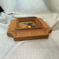 Architectural Handcarved Solid Wood Frame – Fits 4x4"