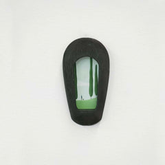 Mini Black Arched Organic Minimalist Wood Frame