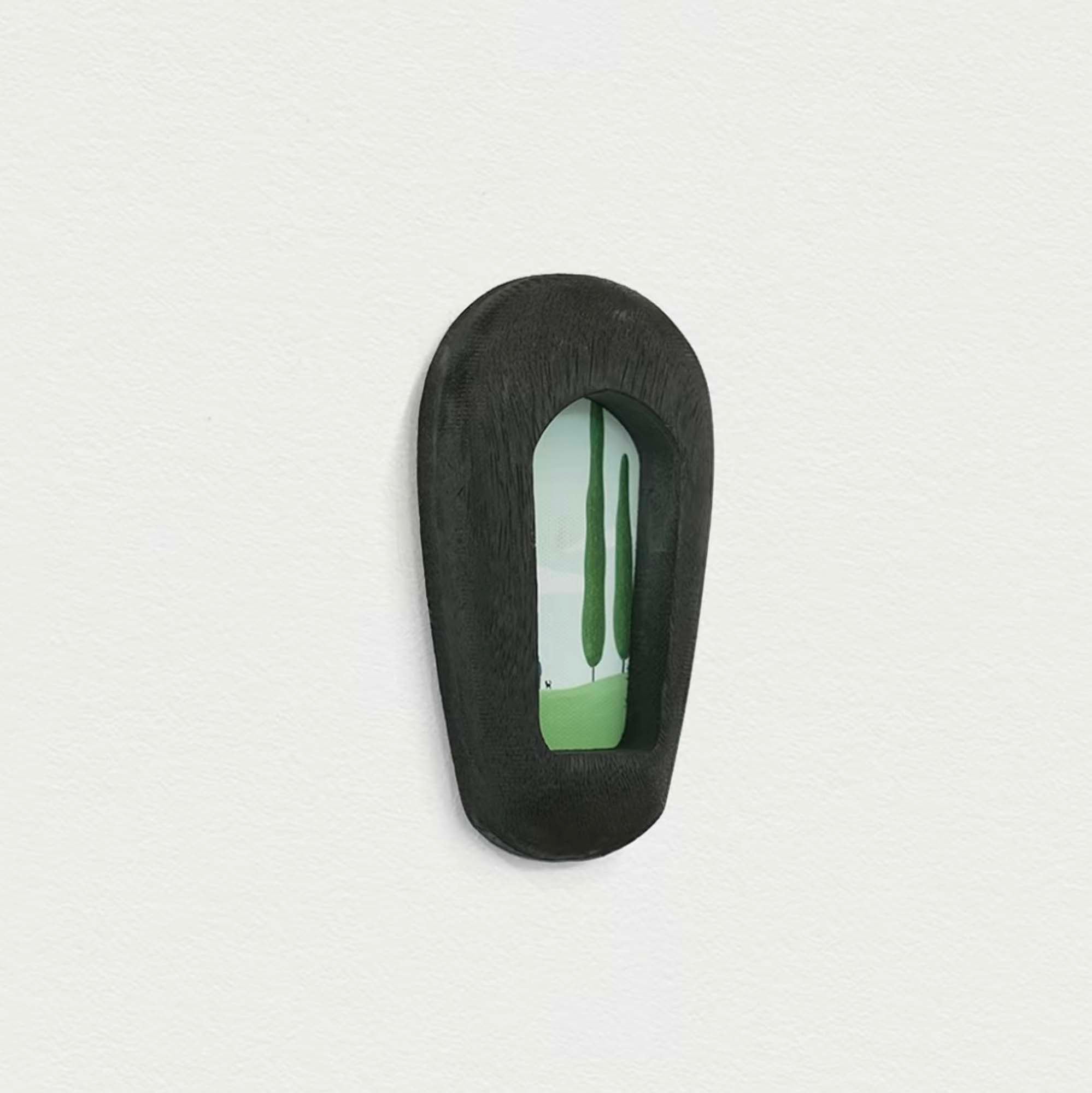 Mini Black Arched Organic Minimalist Wood Frame