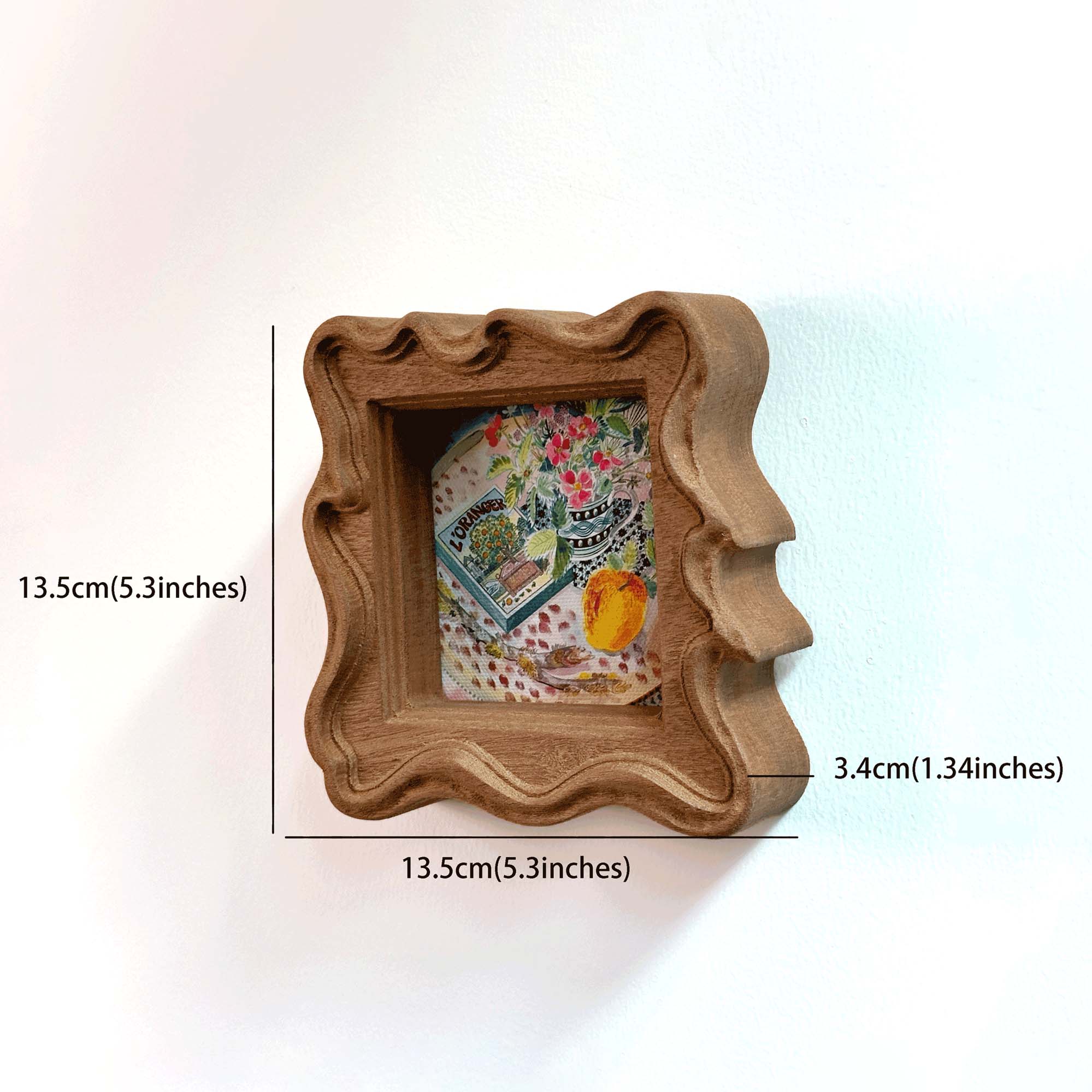 Hand Carved Organic Wood Frames | Rustic Boho Gallery Wall Decor