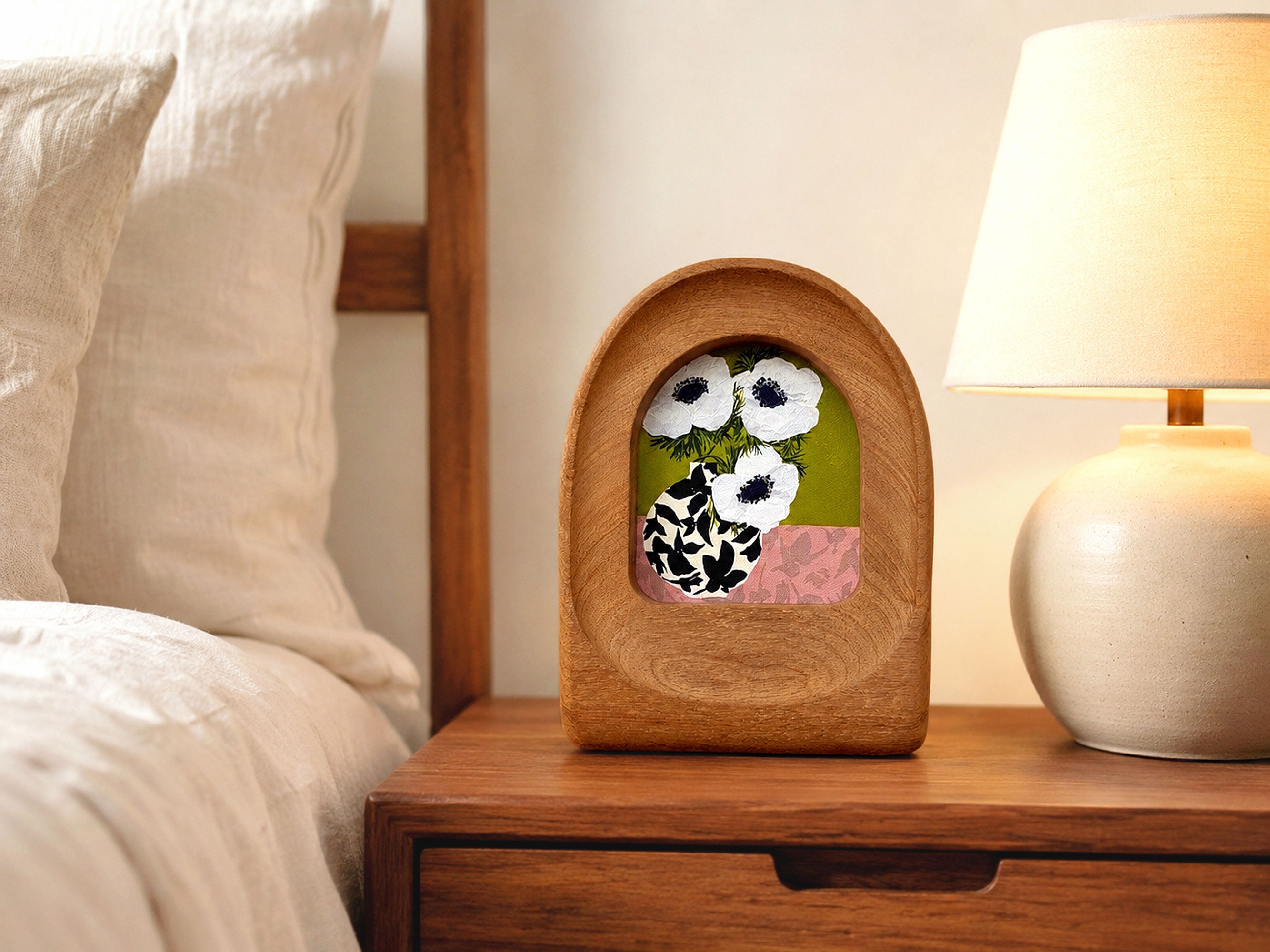 Handmade Arched Wooden Picture Frame