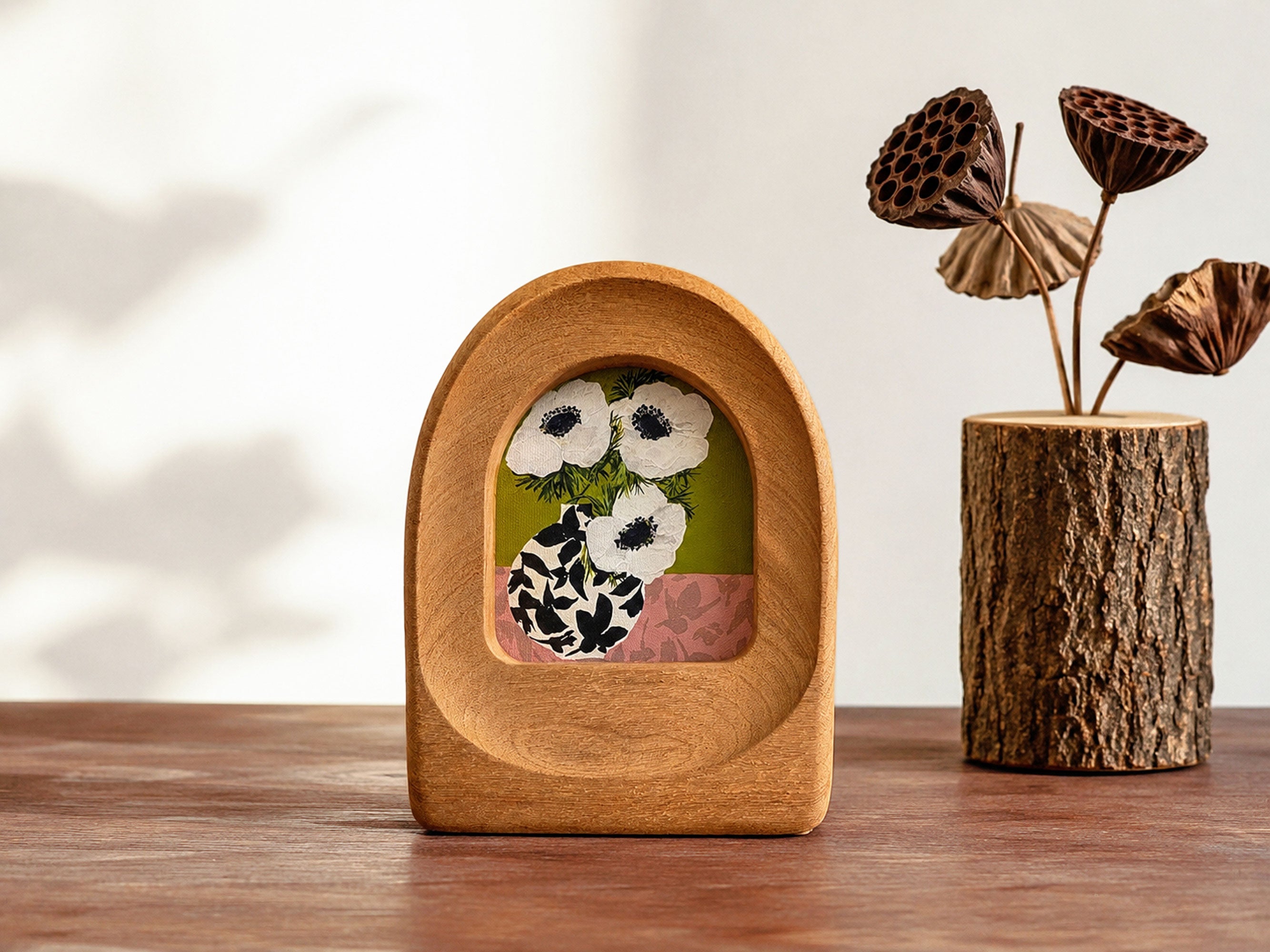 Handmade Arched Wooden Picture Frame