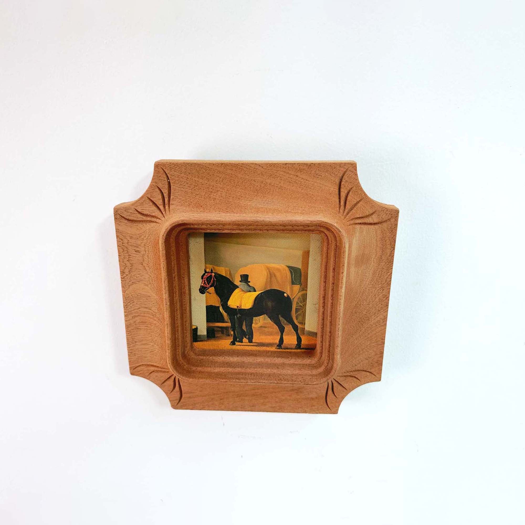 Architectural Handcarved Solid Wood Frame – Fits 4x4"