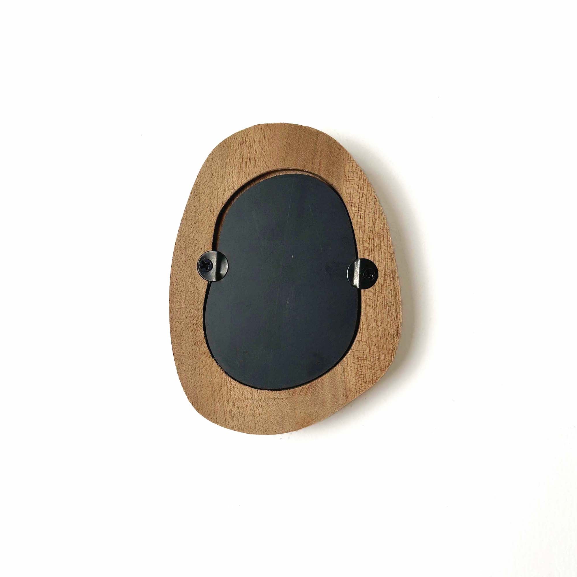 Mini Rustic Wavy Wood Frames | Hand Carved Boho Wall Decor