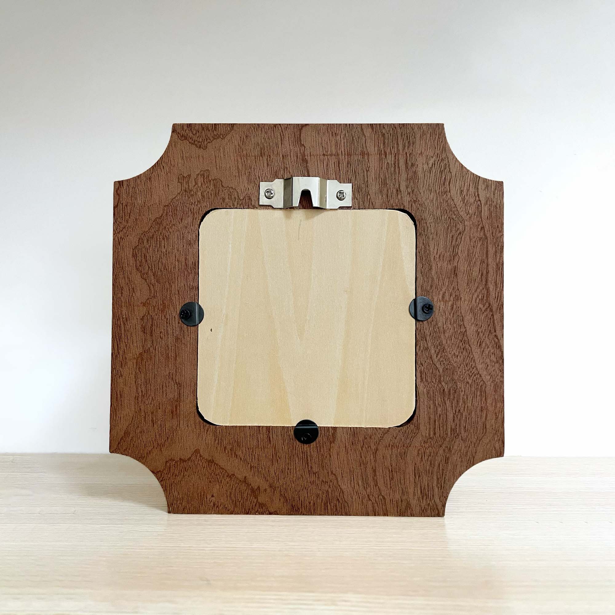 Vintage Inspired Solid Wood Frame - Modern White Anemone Art