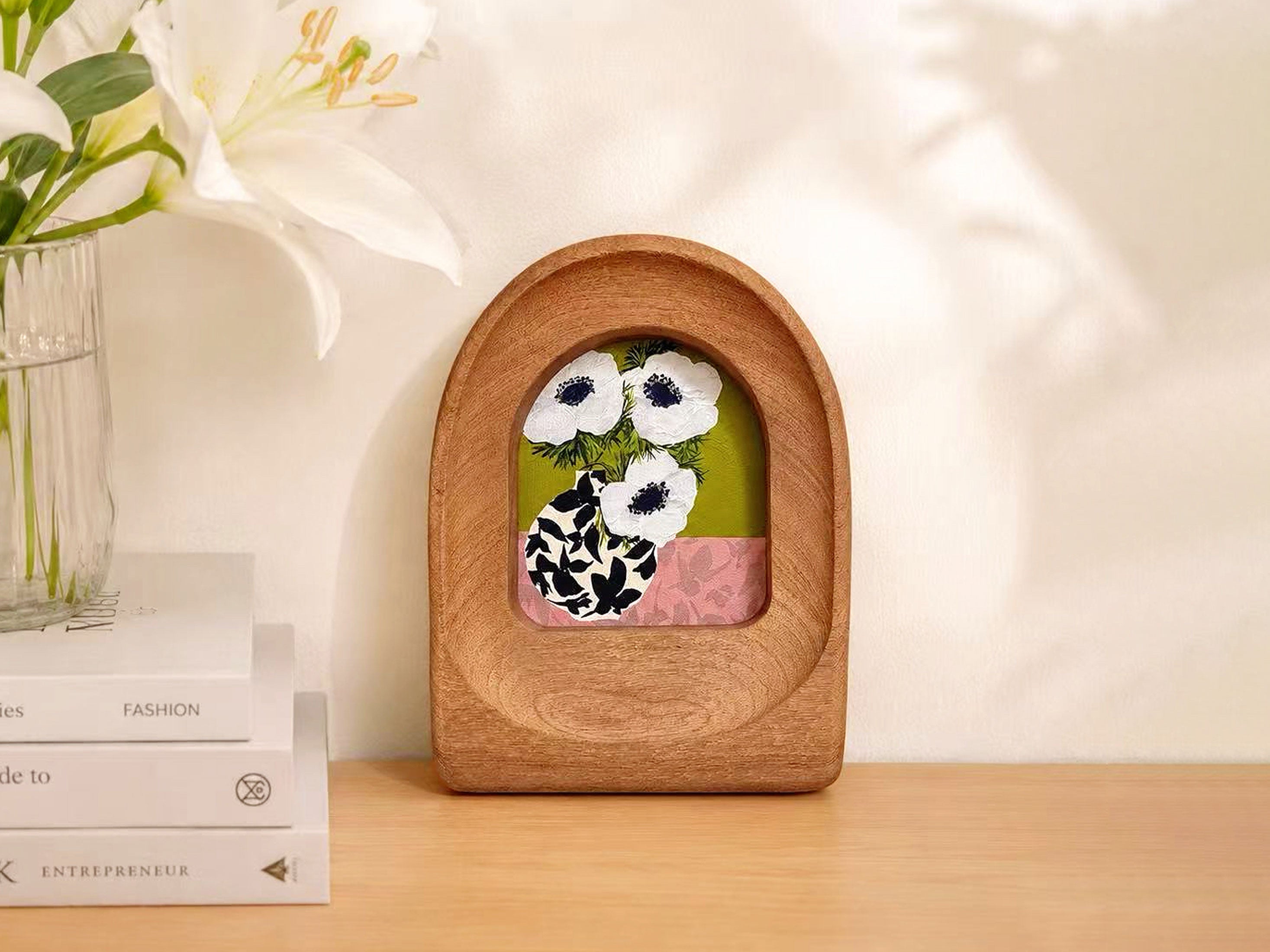 Handmade Arched Wooden Picture Frame